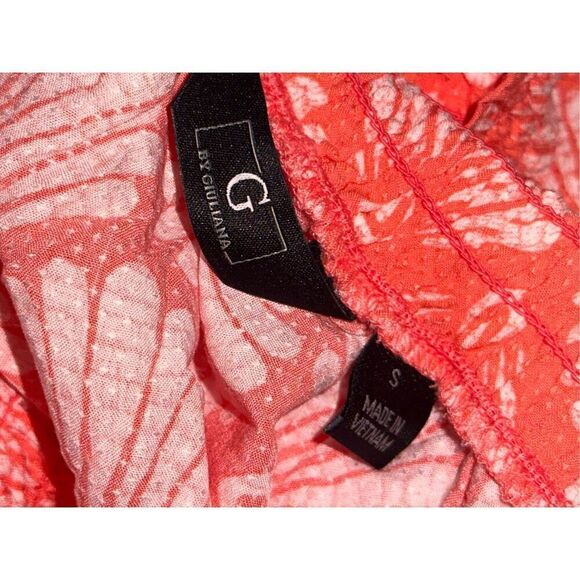 Beautiful women G by Giuliana Off-The-Shoulder Woven size small Blouse Great Con - Picture 5 of 7